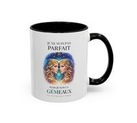 Teecustom Tasse Signe Astrologique Gémeaux Humour - Je Ne Suis Pas Parfait Mais Je Suis Gémeaux - Mug Horoscope Cadeau Original 325ml