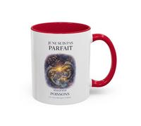 Teecustom Tasse Signe Astrologique Poissons Humour - Je Ne Suis Pas Parfait Mais Je Suis Poissons - Cadeau Horoscope Original 325ml