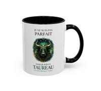 Teecustom Tasse Signe Astrologique Taureau Humour - Je Ne Suis Pas Parfait Mais Je Suis Taureau - Mug Horoscope Cadeau Original