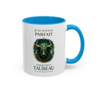 Teecustom Tasse Signe Astrologique Taureau Humour - Je Ne Suis Pas Parfait Mais Je Suis Taureau - Mug Horoscope Cadeau Original