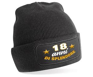 TeeDesign Bonnet 18 Ans pour Garçon Fille Anniversaire Gadget Cadeau - 18 Ans, 18 ans., Taille Unique