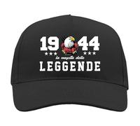 TeeDesign Casquette 81 Ans Cadeau Anniversaire: Naissance des Légendes Gadgets - 81 Ans - 1944, 81 ans, Taille Unique