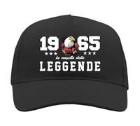 TeeDesign Casquette Années Cadeau Anniversaire Naissance des Légendes Gadget Année Jolie Idée Cadeau Anniversaire pour Lui ou pour elle, 60 ans, Taille Unique