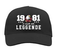 TeeDesign Casquette pour anniversaire, naissance des légendes, gadget année sympathique, idée cadeau d'anniversaire pour lui ou pour elle