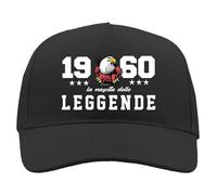 TeeDesign Casquette pour anniversaire, naissance des légendes, gadget année sympathique, idée cadeau d'anniversaire pour lui ou pour elle, 66 ans, Taille Unique