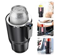 TeeFly Réchauffeur de Tasse de Voiture, Refroidisseur de Tasse de Voiture Tasse de Voiture Porte-gobelet de réfrigérateur radiateur de Refroidissement électrique Chauffe-café pour canettes de Boisson