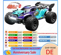 Teeggi 1:18 voiture à dérive haute vitesse 4WD RC voiture avec lumières Led 40KM 2.4G télécommande voiture tout-terrain Monster Truck jouet pour enfant cadeau 18101-BU-3B BX