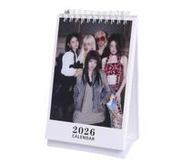 Teegxddy 1 PCS Calendrier de bureau 2026,(G) I-DLE k-pop Calendrier des produits dérivés de célébrités,13 x 23 cm creux Calendrier de bureau, Calendrier photo calendrier(G) I-DLE)