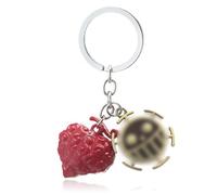Teegxddy 1 psc Fruit du Démon Pendentif Clé Fruit du Démon Pièce O Devil Cadeau idéal pour les fans Porte Clef Porte Clef Pièce O Porte Clés Porte-Clés Animé Cadeau Parfait Pour Les Fans D'Anime (D)
