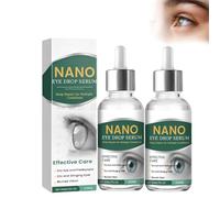 Teegxddy 2 Flacons de Collyre Apaisant,Convient pour Soulager les Troubles Oculaires,Améliorer la Sécheresse et pour les Soins Quotidiens des Yeux, 30 ml