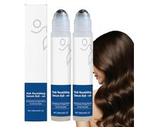 Teegxddy 2 flacons roll-on de sérum capillaire au romarin,3% de romarin, 3% de Redensyl et 2% d'Anagain pour réduire la chute des cheveux, prévenir leur perte et stimuler leur croissance.