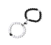 Teegxddy 2 pièces Couple Bracelet Magnétique Attraction Mutuelle Aimant Amitié Bracelet Femmes Hommes Cadeaux