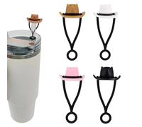 Teegxddy 2 pièces couvercles de Paille en Silicone pour Stanley Cup,Silicone Pailles Couvre,Résistants à la poussière et aux déversements,Compatibles avec Stanley Cup,10 mm