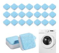 Teegxddy 24 Pièces Nettoyant pour lave-linge,Très Efficace,Pour les Odeurs et le Calcaire dans les lave-linge et les lave-Vaisselle (1 Carton)