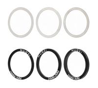 Teegxddy Joints de roulement intérieur de vélo, manivelle de 24mm, entretoise inférieure, rondelles de pédalier de vélo en alliage d'aluminium pour BB86/91/92/BB30/PF30, accessoires de vélo,6 Pièces