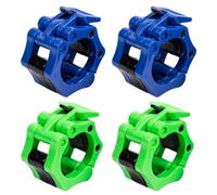 Teegxddy Stop Disque-Sports Haltère Fermoirs 25 mm - 4PCS Boucle Rapide Haltère - Accessoires pour Fitness - pour Barres/Barres d'Haltères/Poids Musculation/Barre de Musculation