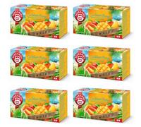 TEEKANNE - Caribbean Mango - Fruit Thé aux fruits au goût mangue - 6 x 20 cm (Dekond gift)