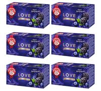 Teekanne - Love Blueberry & Blackberry (NEW) - Thés aux fruits myrtille et mûre - (6 x 20)