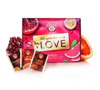 Teekanne Love Collection, Coffret de Thé aux Fruits, 3 Boîtes de 10 Sachets