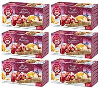 Teekanne Magic Moments, Thé Aromatisé Orange et Raisin au Rhum, 6 x 50 g