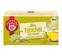 TEEKANNE Mélange de thé au fenouil avec cumin et anis Thé biologique 18 portions