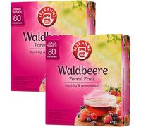 Teekanne Waldbeere thé aux fruits fruité et aromatique 180g pack de 2