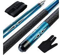 Teekerwan 58 inch 19oz/20oz Maple Billiard Stick Pool Cue Set 13mm Tip, Hardwood Canadian Maple Professional Billiard Pool Cue Stick (20Oz)