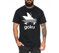 TeeKiki Adi Goku T-Shirt pour Homme Dragon Master Son Ball Vegeta Turtle Roshi DB, Farbe2:Schwarz;Größe2:3XL
