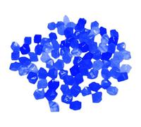 TEEKU Galets phosphorescents bleu foncé pour décoration extérieure - Eau lumineuse pour gravier d'aquarium - Pierres décoratives lumineuses pour extérieur (bleu, taille unique)