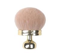 TEEKU Pinceau de maquillage corporel extra large pour les jambes et le bronzant applicateur de crème solaire pouces large fond de teint ovale avec cordon de serrage sac éponge (or, taille unique)