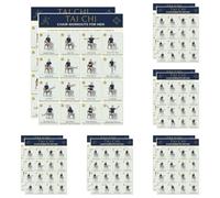 TEEKU Poster de chaise de Tai Chi - Guide d'exercice assis pour débutants
