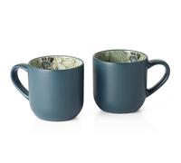 Teeladen Herzberg Cha Cult Blue Garden Lot de 2 gobelets 0,4 l
