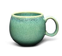 Teeladen Herzberg Maoci Tasse Jumbo 0,5 l Porcelaine Vert menthe avec dégradé de couleur