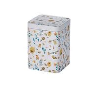 Teemando® Carla Boîte carrée 100 g avec couvercle gaufré 10 x 7,3 x 7,3 cm
