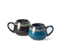 Teemando Cha Cult Everest Lot de 2 tasses à expresso en grès avec Reactive Glaze 0,05 l