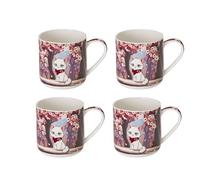 Teemando Cha Cult Kohana Fine Bone China Lot de 4 gobelets 0,35 l H 9,2 cm Ø 8,8 cm