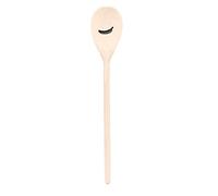 teemando®, Cuillère de cuisine en bois avec motif Banane extra solide Produit naturel fait main non traité Cuillère à mélanger ovale 30 cm Le cadeau spécial