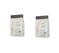 Teemando® Lot de 2 mélanges de café doux dans un sac de 1 kg, grains entiers = 2 kg.