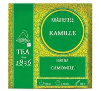 Teemando® Lot de 2 sachets de thé à la camomille sans ajout d'arôme 50 sachets de 2 g = 2 x 50 sachets