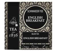 Teemando® Lot de 2 sachets de thé noir anglais Breakfast 50 sachets pyramidaux de 3 g = 2 x 50 sachets