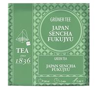 Teemando® Lot de 2 sachets de thé vert japonais Sencha Fukujyu 50 sachets pyramidaux en sachet de 3 g = 2 x 50 sachets