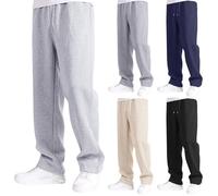 Teen Boys Baggy Sweatpants with Drawstring Kids Elastic Waist Wide Leg Joggers Loose Fit Sports Jogging Trousers for Toddler Boys Oversized Casual Comfort Barrel Sweat Pants