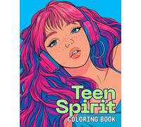 Teen Spirit: Modern Manga Coloring Book: Aesthetic Line Art Coloring Pages for Teens & Young Adults | Fashion, Friendship & Modern Manga Vibes