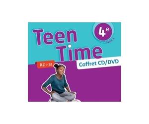 Teen Time anglais cycle 4 / 4e - Coffret CD/DVD 2017 Coffret avec 1 CD-DVD pour la classe, Livre du professeur, Edition 2017 - Christophe Poiré - Hachette Education - Livre CD - Scolaire