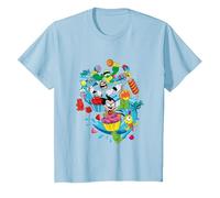 Teen Titans Go Candy Mania T-Shirt, Enfant, Bleu Céleste, 3 Ans