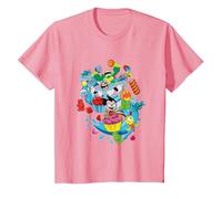 Teen Titans Go Candy Mania T-Shirt, Enfant, Rose, 3 Ans