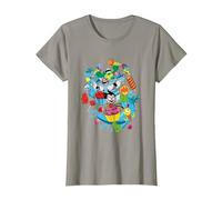 Teen Titans Go Candy Mania T-Shirt, Femme, Ardoise, 3XL