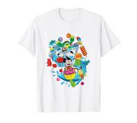 Teen Titans Go Candy Mania T-Shirt, Homme, Blanc, 5XL