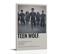 Teen Wolf Décoration murale moderne ultra transparente Décoration artistique exquise Convient pour bureau, salon et chambre, style cadre, 30 x 45 cm