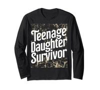 Teenage Daughter Survivor: Vintage Humor for Parents Manche Longue